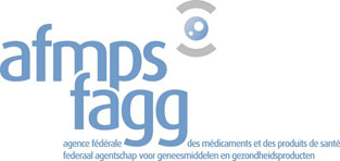 Federaal Agentschap voor Geneesmiddelen en Gezondheidsproducten logo